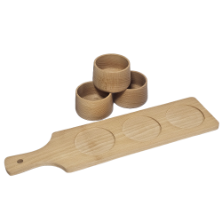 Taca z miseczkami do przekąsek